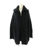 ザラ ZARA ジップアップニット ニットジャケット M ネイビー /DF ■OS
