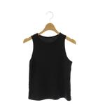 エディション Edition トゥモローランド コットンレーヨンタンクトップ カットソー F ブラック /DO ■OS ■SH