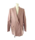 エブール ebure リネン混 ジャケット テーラード 36 ピンク /CX ■OS