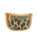 レスポートサック LesportSAC × ミュベール MUVEIL TRAVEL コインケース 小銭入れ レオパード柄 茶 /MI ■OS