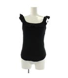 ロンハーマン Ron Herman フリルタンクトップ カットソー XS 黒 ブラック /CX ■OS