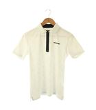 ブリーフィング BRIEFING SH MENS BIAS LOGO HALF ZIP SHIRT ポロシャツ 半袖 S 白 /NR ■OS