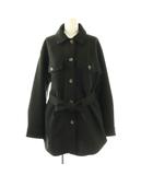 ザラ ZARA オーバーサイズ シャツジャケット S ブラック /ES ■OS