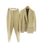 ジャケット パンツ セットアップ スーツ XS S ベージュ /ES ■OS