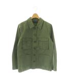 ザラウーマン ZARA WOMAN バックデザイン コットン ミリタリージャケット S カーキ /ES ■OS
