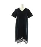 ビューティフルピープル beautiful people 半袖ワンピース 36 ネイビー /ES ■OS