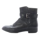 マーガレットハウエル MARGARET HOWELL ショートブーツ レザー 24.5cm 黒 ブラック /SR