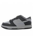 ナイキ NIKE キッズ DANK LOW スニーカー ローカット US5Y グレー ブラック HQ3810-001 /YO21 ■SH