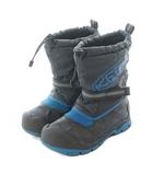 キーン KEEN SNOW TROLL WP スノー トロール ウォータープルーフ ウィンターブーツ スノーブーツ 22cm  Magnet/Blue Aster 青 黒 ブラック ドローコード付き 1026755 ■SH /RI ■OS