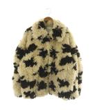 クラネ CLANE 24AW COW BOA BLOUSON カウ ボアブルゾン フェイクファージャケット 1 アイボリーダークブラウン /ES ■OS ■SH