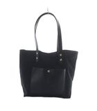 イルビゾンテ IL BISONTE トートバッグ ハンドバッグ キャンバス ブラック /YO32