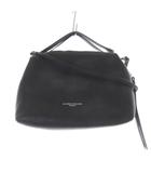 ジャンニキャリーニ GUM gianni chiarini 2way ハンドバッグ ショルダーバッグ ロゴ 黒 ブラック /SR