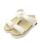 オデットエオディール Odette e Odile アローズ サンダル 37 23.5cm 白 ホワイト プラットフォームソール /RI ■OS