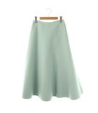 マディソンブルー MADISONBLUE リバーフレア スカート ウール ロング S 水色 /CX ■OS