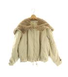 スナイデル SNIDEL デザインMA-1 ブルゾン ジャケット 中綿 F アイボリー /HK ■OS