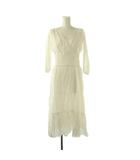 スナイデル SNIDEL カシュクールコットンワンピース 0 ホワイト /ES ■OS