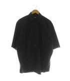 ラフシモンズ RAF SIMONS TEENAGE DREAMS S/Sシャツ オーバーサイズ 44 ブラック /DF ■OS ■SH