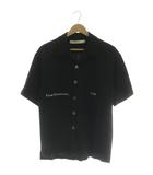ソーイ SOE From Elesewhere オープンカラー半袖シャツ 開襟シャツ 1 ブラック /DF ■OS ■SH