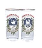 ヒステリックグラマー HYSTERIC GLAMOUR ノベルティ グラスタンブラー 2点セット クリア /YO35 ■SH