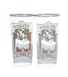 ヒステリックグラマー HYSTERIC GLAMOUR ノベルティ VIBES グラスタンブラー 2点セット クリア /YO34 ■SH