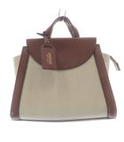 ケイトスペード サタデー kate spade SATURDAY レザー キャンバス 2WAYバッグ ハンドバッグ ショルダーバッグ ベージュ 茶色 ブラウン /SR