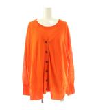 25SS 機能性カーディガン フレンチプルオーバー アンサンブル F オレンジ /DF ■OS