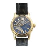 オロビアンコ OROBIANCO 自動巻 裏スケルトン 腕時計 3針 黒 ブラック OR-0059N /SR