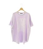 ジャーナルスタンダード JOURNAL STANDARD 25SS ラウンドヘムピグメントTシャツ カットソー 半袖 ラベンダー /DF ■OS