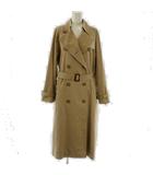 近年モデル コットンブレンド ギャバ トレンチ コート S ベージュ /CX ■OS