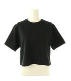 ドゥーズィエムクラス DEUXIEME CLASSE エブリデイアイライク EVERYDAY I LIKE Cropped T-shirt Tシャツ カットソー 半袖 クロップド ブラック /HK ■OS