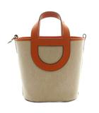 エルメス HERMES インザループ18 トワルアッシュ ヴォースイフト ハンドバッグ W刻印 オレンジ /AQ ■OS ■OH