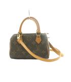 ルイヴィトン LOUIS VUITTON モノグラム ミニスピーディ ハンドバッグ ショルダー 2WAY 茶 ブラウン /SS ■OS ■OH