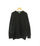 イエナ IENA ループ編みプルオーバー チュニック ニット ブラック /ES ■OS