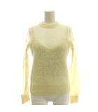 アメリヴィンテージ Ameri VINTAGE アメリ AMERI BUSTIER PATTERN KNIT SET ニット セット プルオーバー F アイボリー /DF ■OS