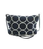 ミナペルホネン mina perhonen tambourine ショルダーバッグ リネン混 刺繍 F 紺 BP7015P /MI ■OS