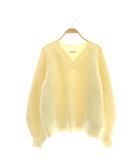 25AW Vネック アゼニット プルオーバー セーター アイボリー /CX ■OS