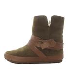 イザベル マラン エトワール ISABEL MARANT ETOILE ムートンブーツ ショート フラット スエード 37 ブラウン /YO4