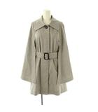 スナイデル SNIDEL ポンチョトレンチコート チェック ステンカラー F グレー マルチカラー /CX ■OS