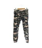 カルバンクライン CALVIN KLEIN 迷彩レギンスパンツ S グレー ピンク /OK ■OS■SH