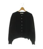 B&Y ユナイテッドアローズ BEAUTY&YOUTH ビューティー&ユース ミラノリブ ニット カーディガン 長袖 黒 /NR ■OS