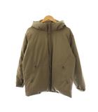 アーバンリサーチ ドアーズ URBAN RESEARCH DOORS ラミネートダウンパーカジャケット ジップアップ L カーキ /DO ■OS