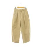 ジャーナルスタンダードレサージュ journal standard L'essage 25SS CP タックチノパンツ タック 36 ベージュ /HK ■OS