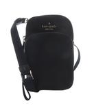 ケイトスペード KATE SPADE チェルシー ノース サウス デュアル ジップ フォン クロスボディ ショルダーバッグ 黒 ブラック /SR