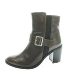 アバハウス ドゥヴィネット abahouse devinette サイドバックルショートブーツ 36 茶 ブラウン /SS ■OS