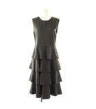 フォクシー FOXEY 43427 Mille-feuille Dress ワンピース ニット ロング ノースリーブ 40 グレー /HK ■OS