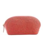 カービングトライブス グレースコンチネンタル CARVING TRIBES 横長ポーチ レザー 赤 レッド /SS ■OS