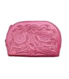 カービングトライブス グレースコンチネンタル CARVING TRIBES ミニポーチ レザー 紫 パープル /SS ■OS