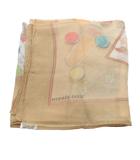 エルメス HERMES スカーフ カレ90 モスリン 小さな幸せのゲーム Le Jeu des Petits Bonheurs シルク ベージュ /YO21 ■OH