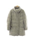 ボールジー BALLSEY トゥモローランド モヘヤ ダウンコート アウター 40 グレー /DF ■OS