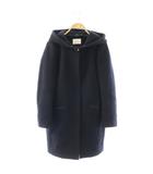 イエナ IENA フード ジップアップ コート アウター ロング 38 濃紺 /NR ■OS